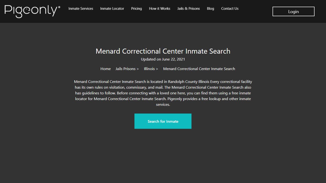 Menard Correctional Center Inmate Search Inmate Lookup | Illinois